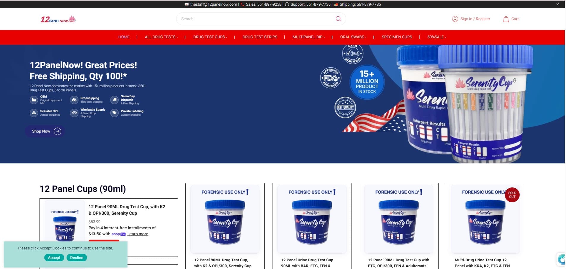 12PanelNow Ecommerce Store