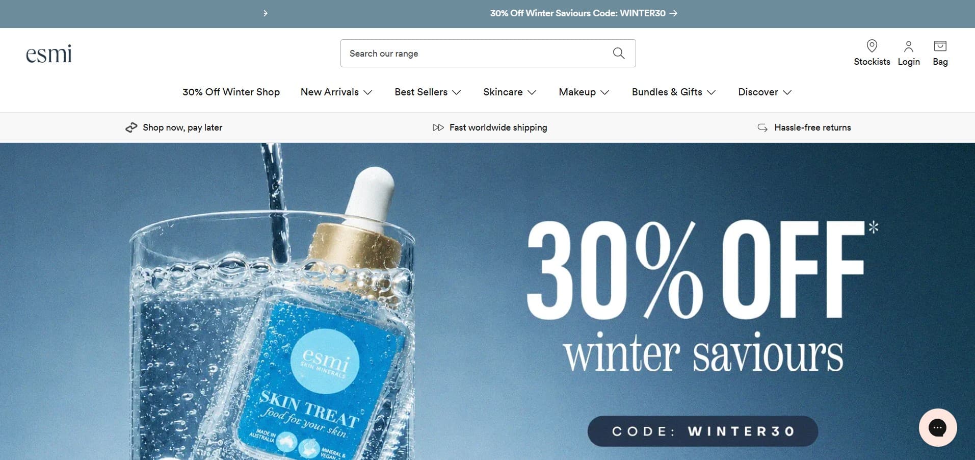 Esmi Skincare Ecommerce