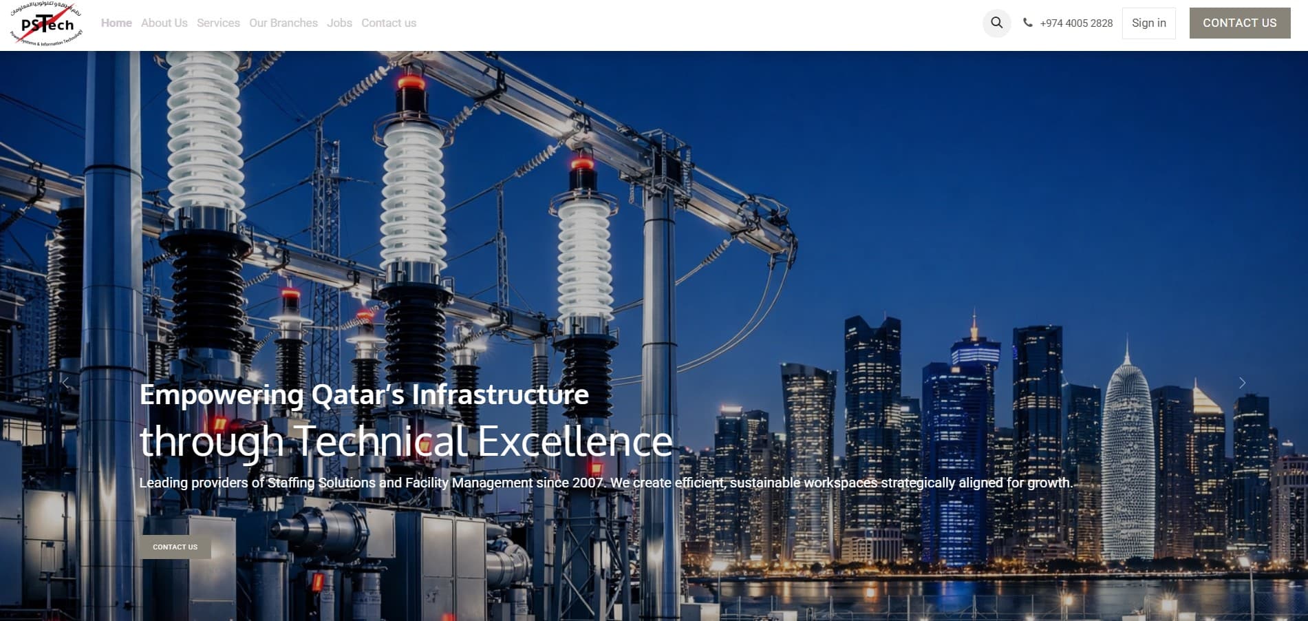 PS Tech Qatar Website
