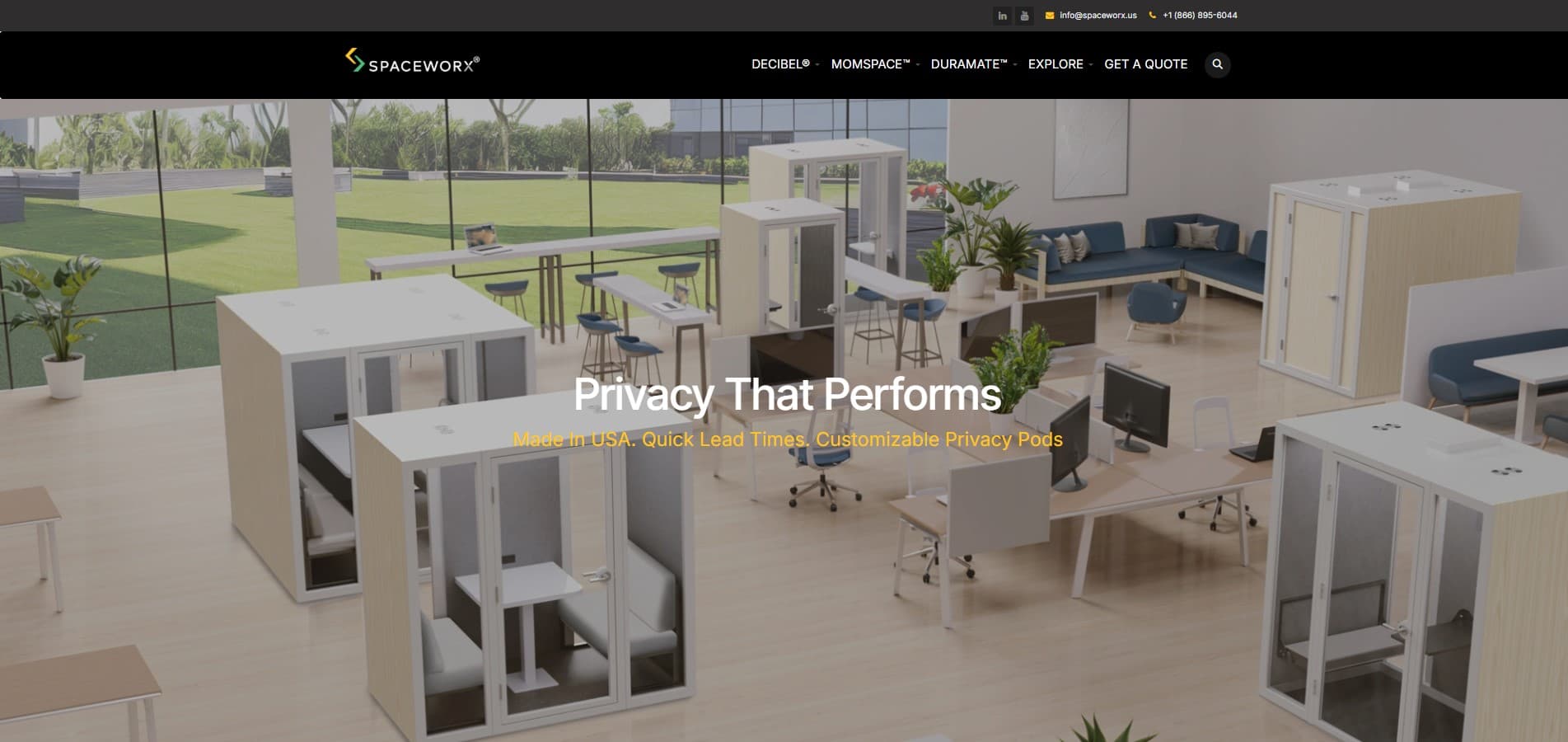 Space Worx Workplace Website