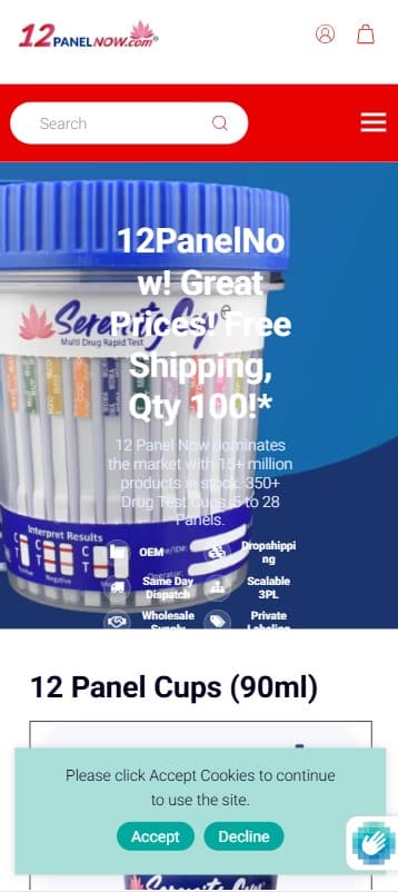 12PanelNow Ecommerce Store screenshot 3