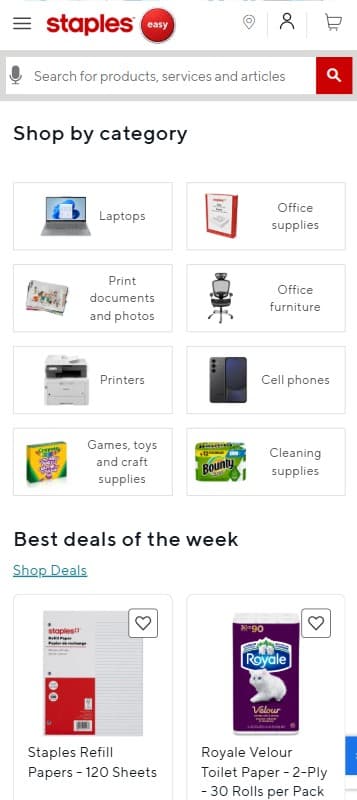 Staples Campaign Website screenshot 4